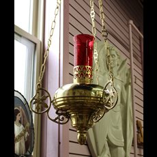 Hanging Brass Sanctuary Globe Holder SKU C1065-001